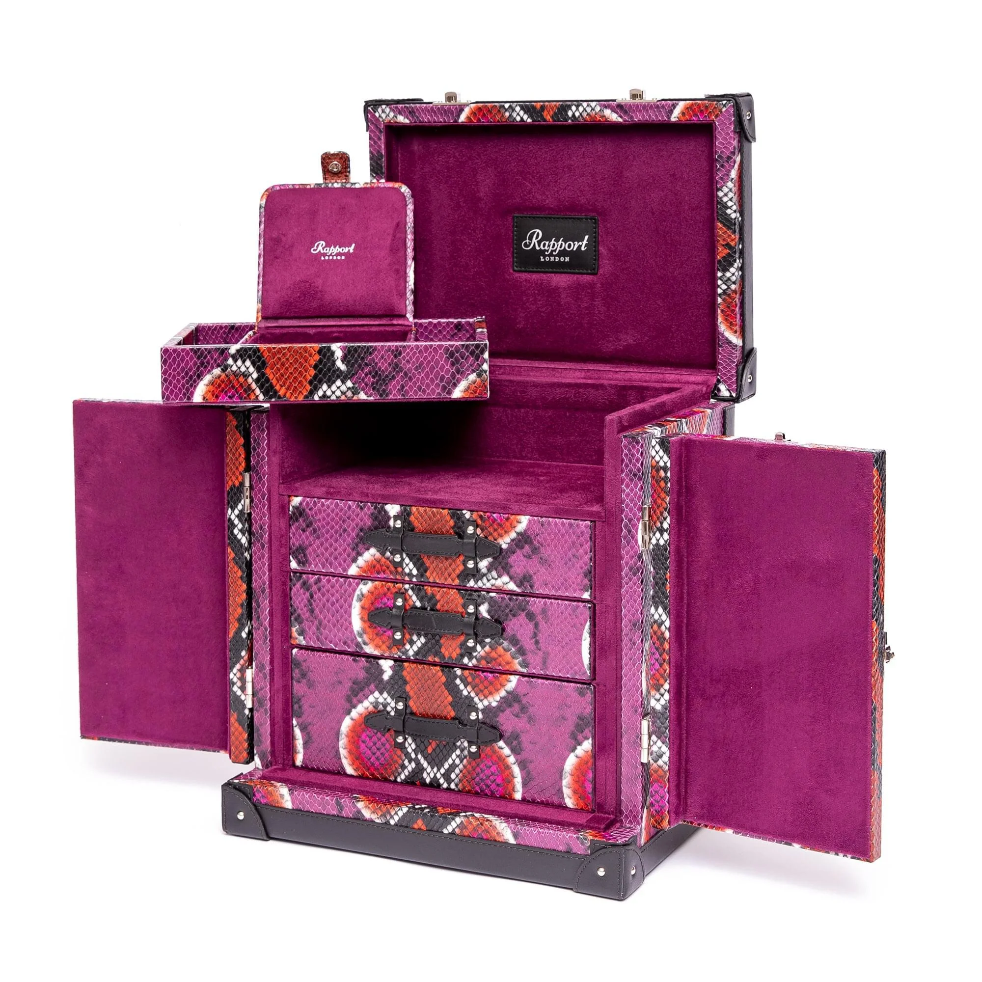 Amour Deluxe Jewellery Trunk - Pink - Image 3