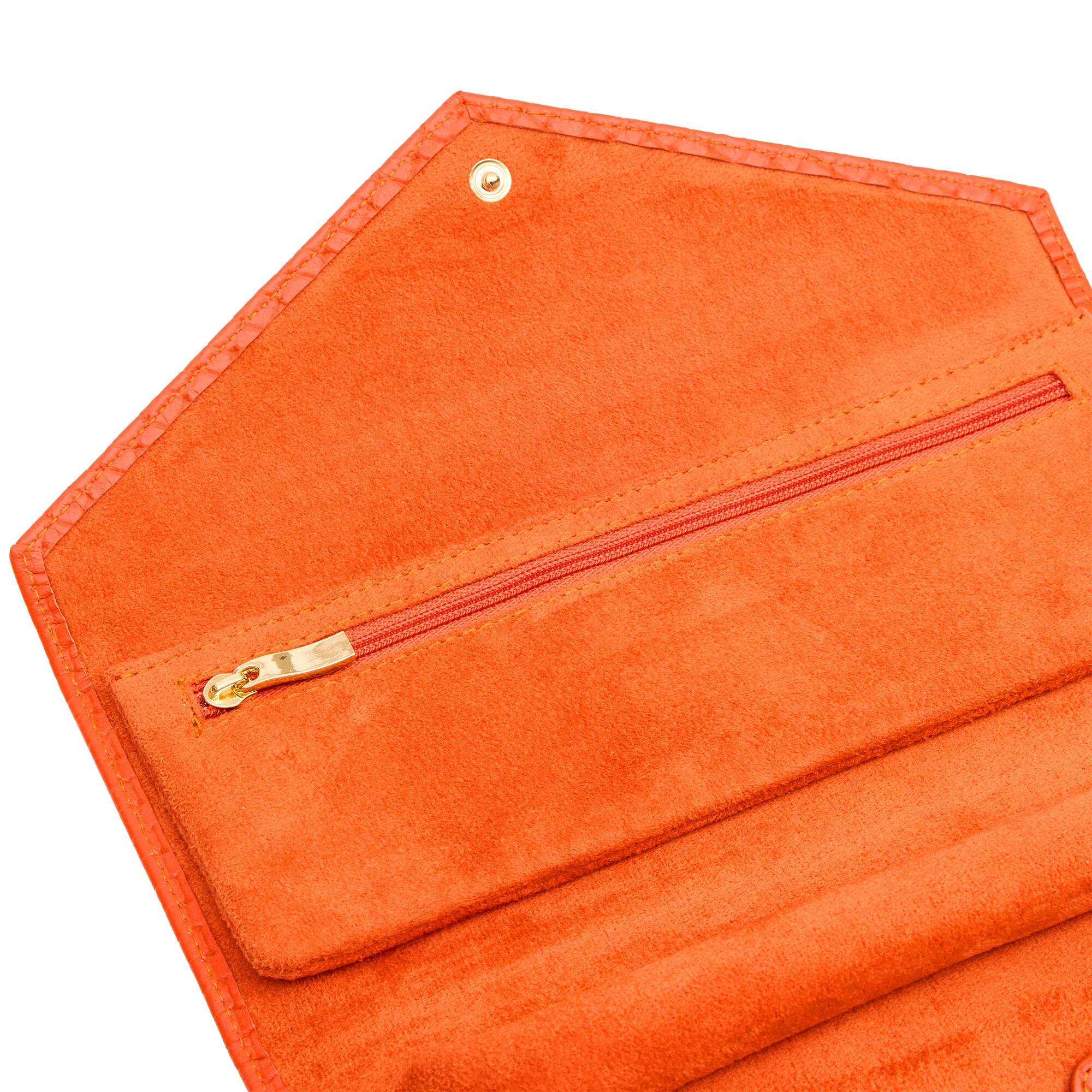 Charlotte Jewellery Roll - Orange - Image 4