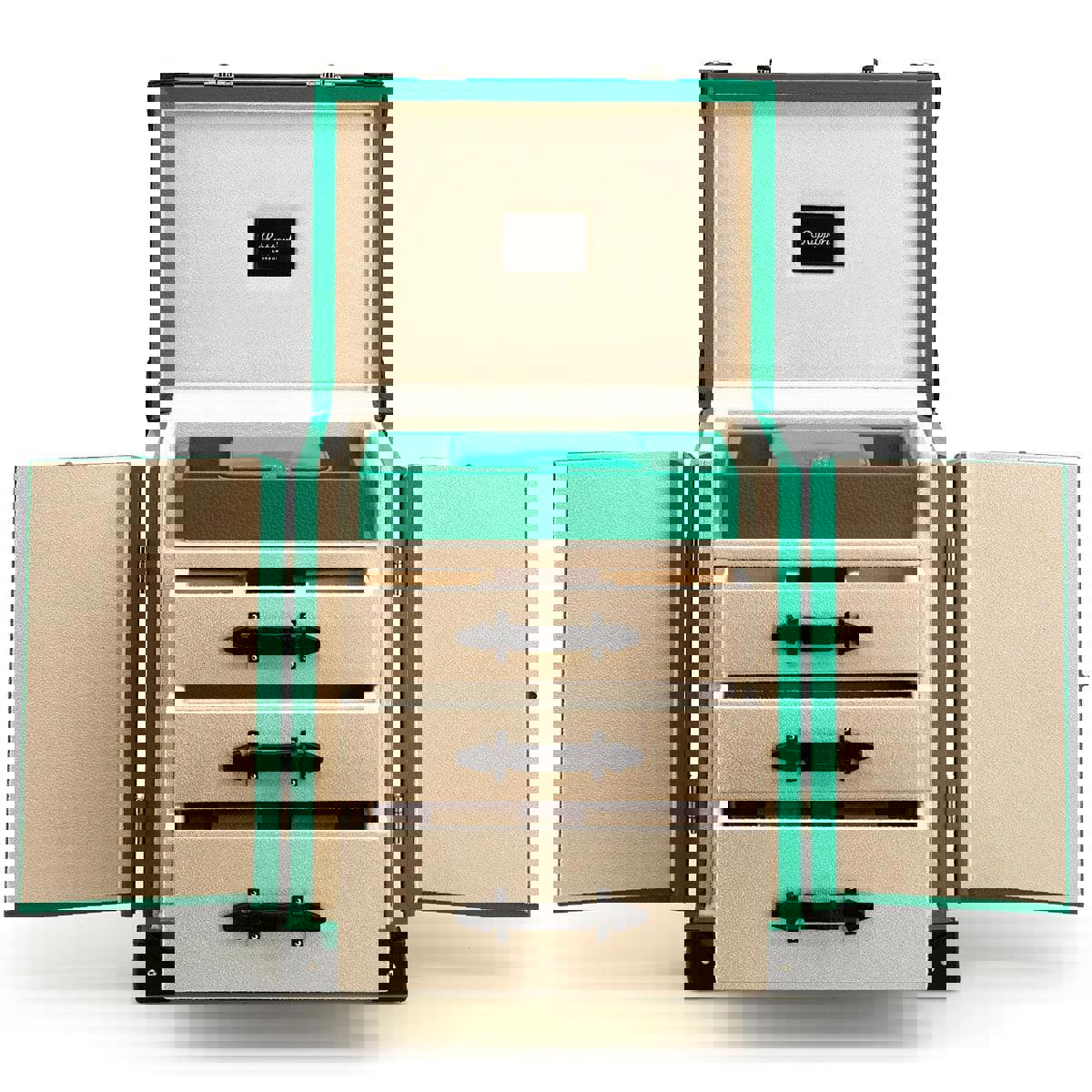 Deluxe Jewellery Trunk - Green - Image 4