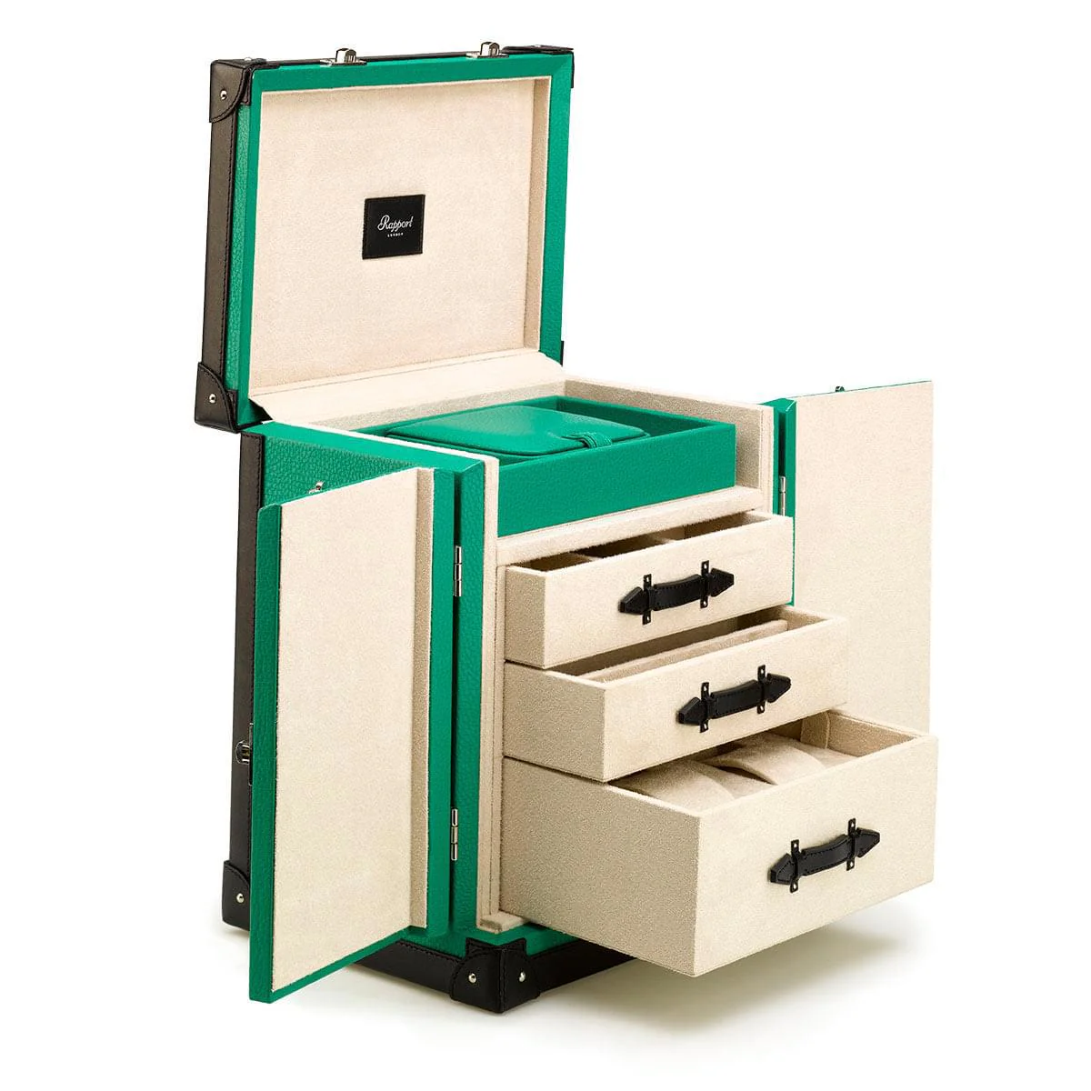 Deluxe Jewellery Trunk - Green - Image 6