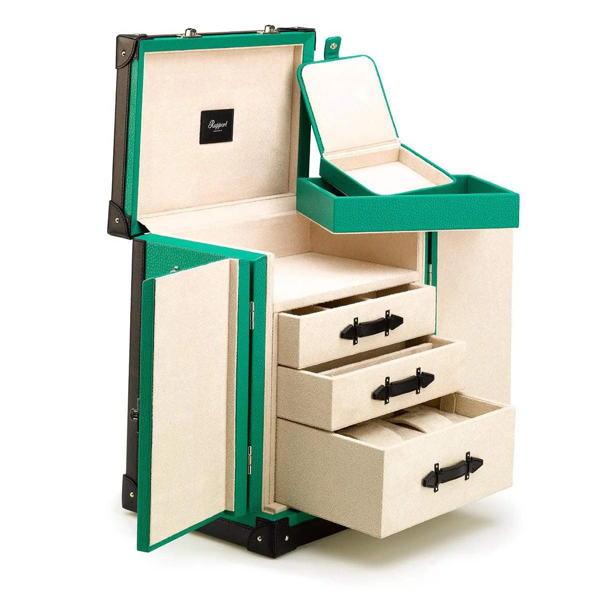 Deluxe Jewellery Trunk - Green - Image 8