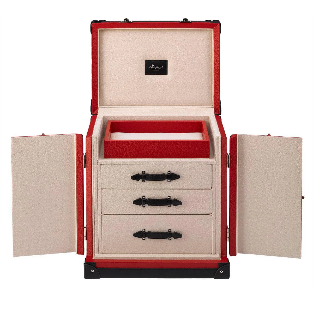 Deluxe Jewellery Trunk - Red - Image 5