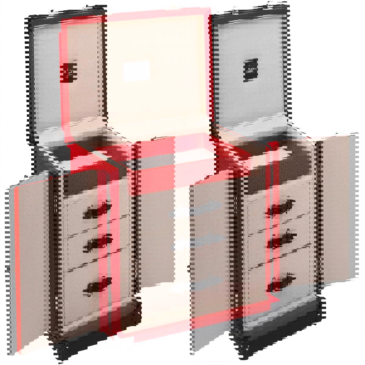 Deluxe Jewellery Trunk - Red - Image 6