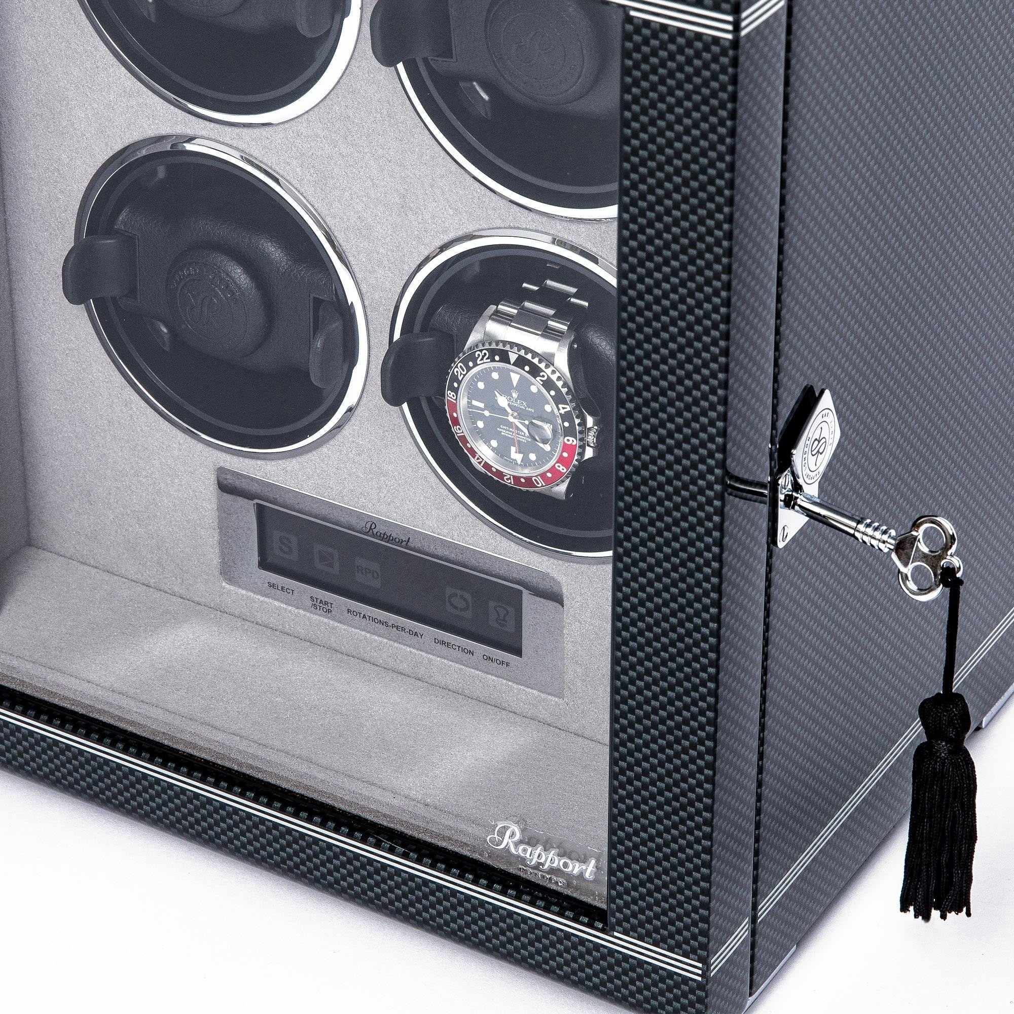 Formula Quad Watch Winder - Carbon Fibre - Image 4