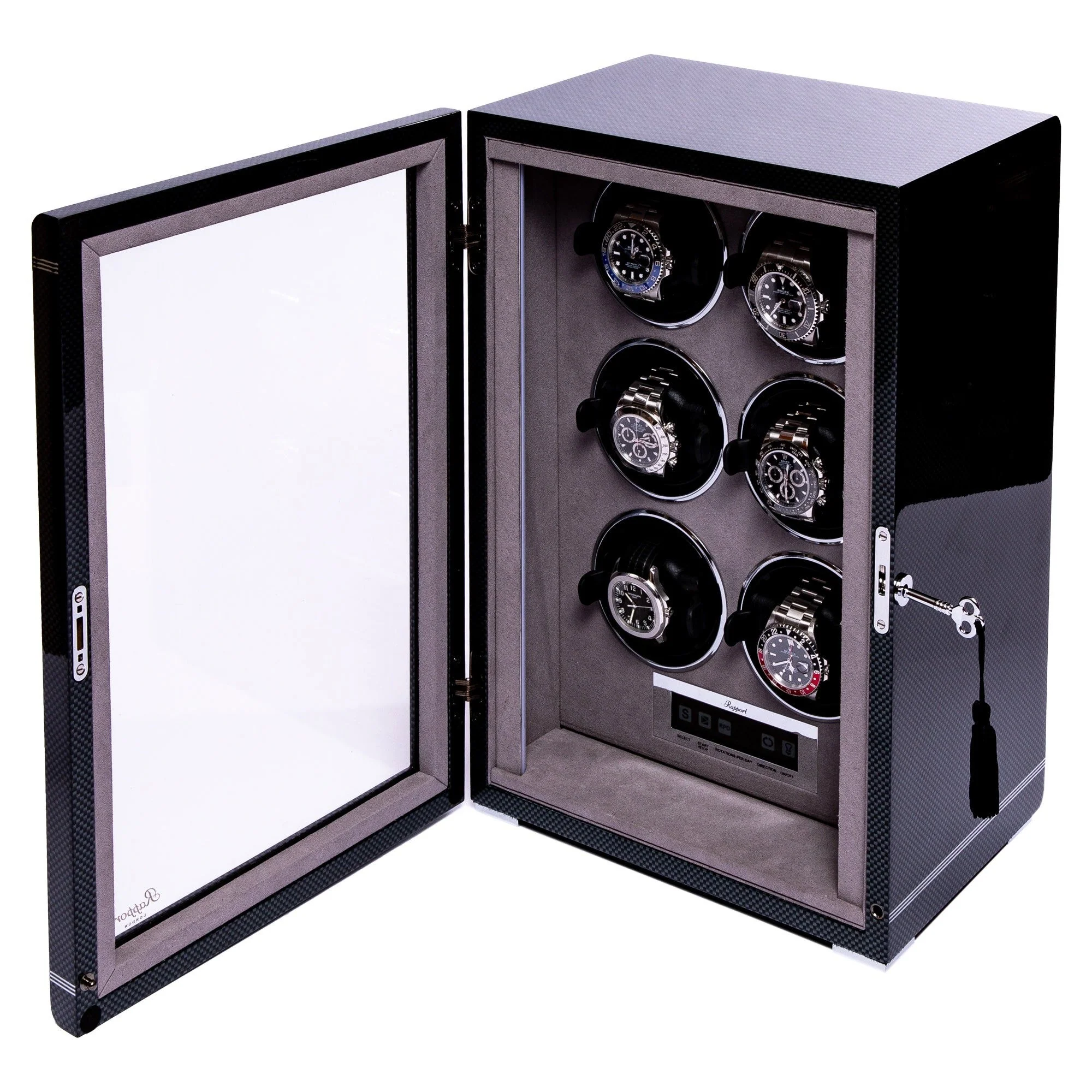 Formula Six Watch Winder - Carbon Fibre - Image 3