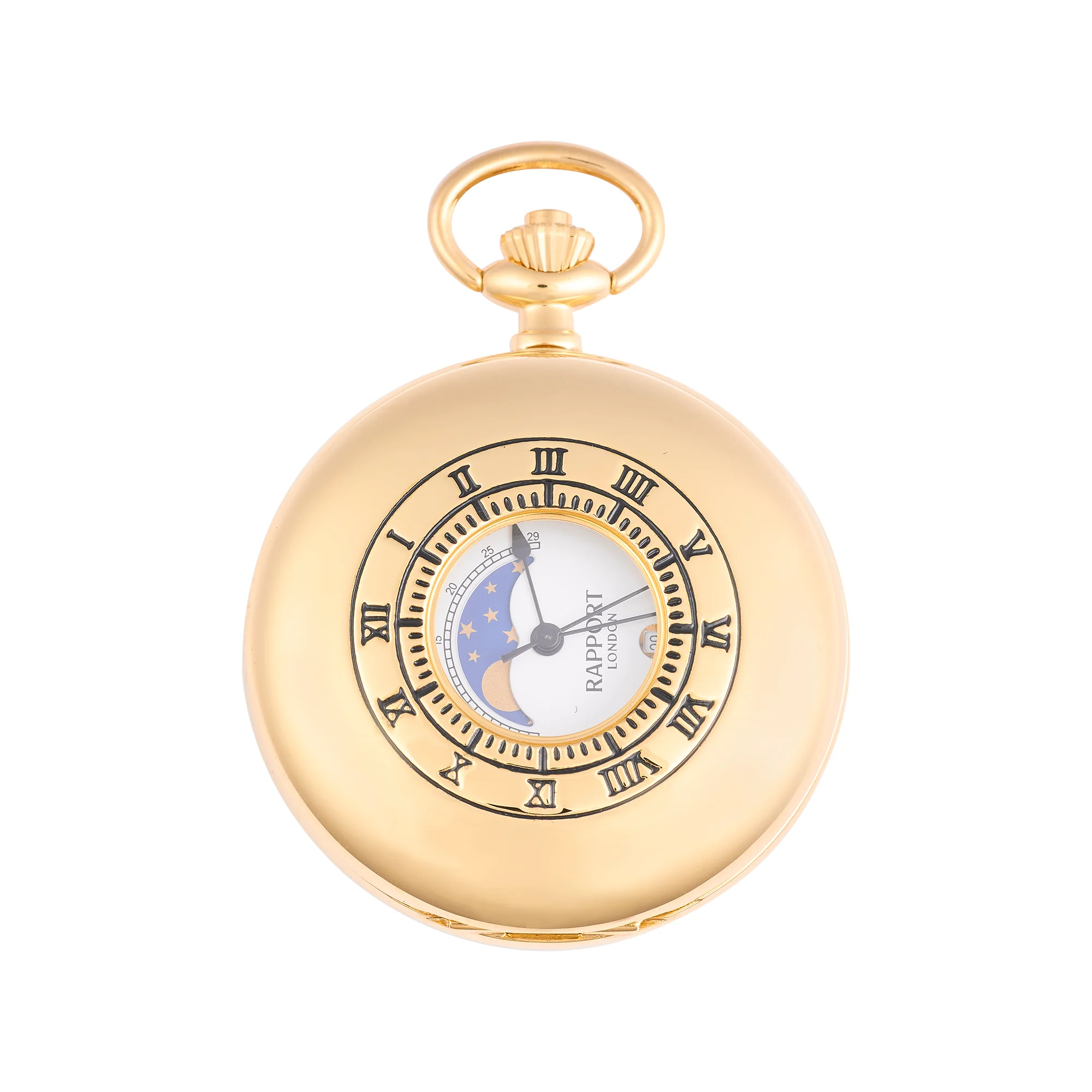 Half Hunter Pocket Watch - Gold - Image 4