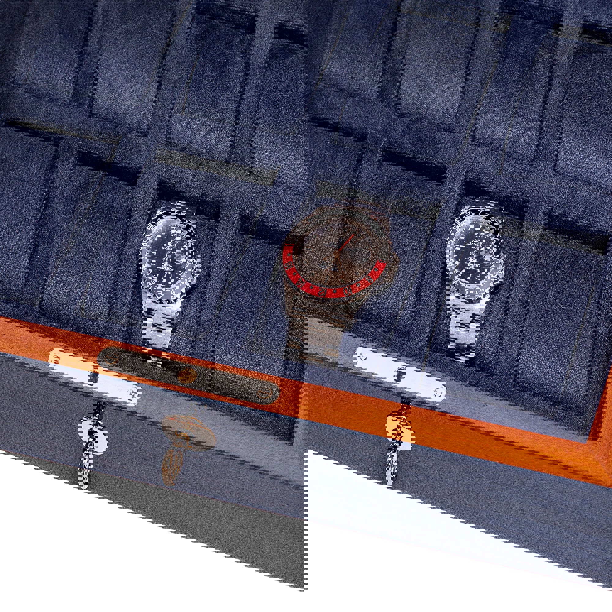 Heritage Chroma Eight Watch Box - Blue - Image 6