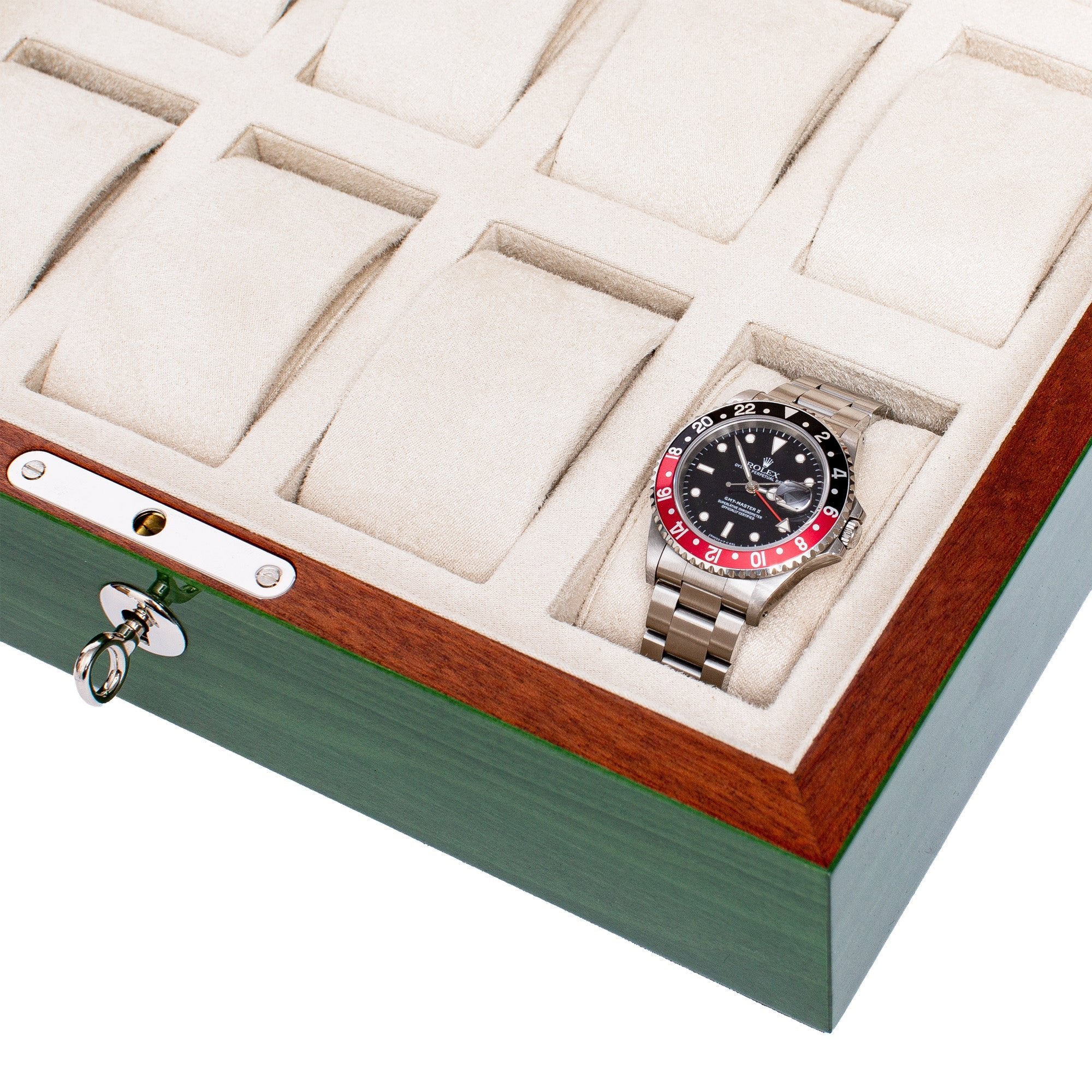 Heritage Chroma Eight Watch Box - Green - Image 6