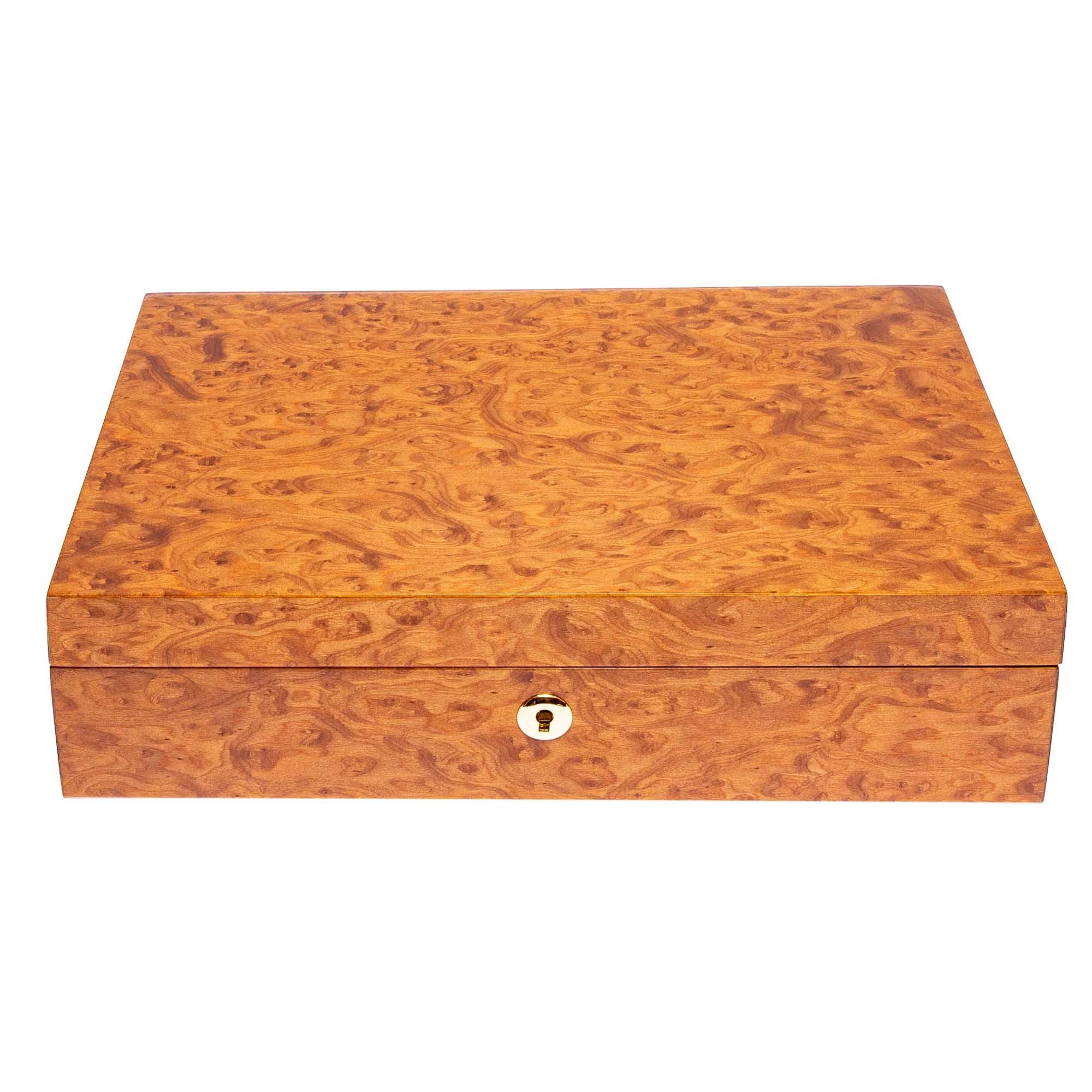 Heritage Ten Watch Box - Burr Walnut - Image 3