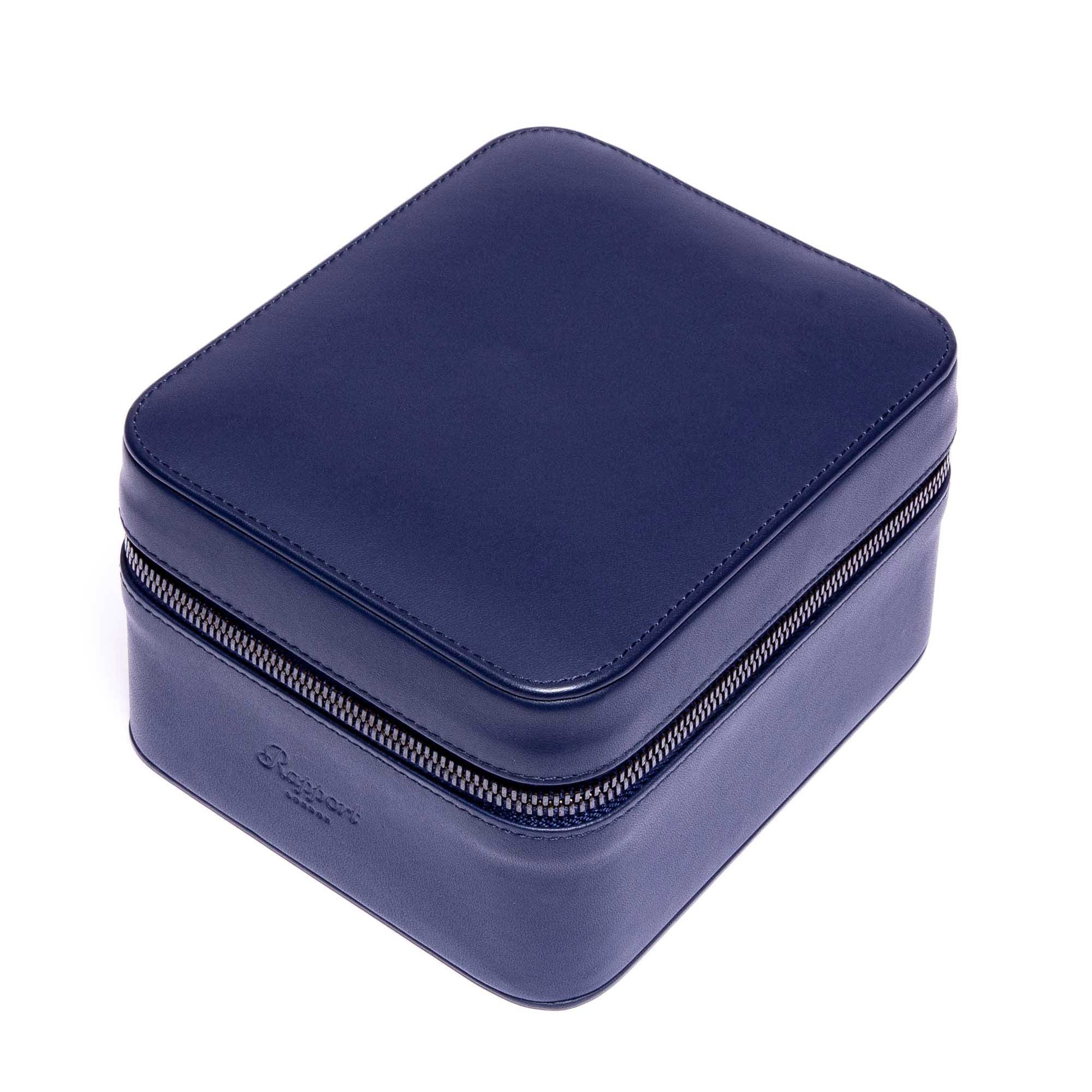Hyde Park Two Watch Zip Case - Navy - Image 6
