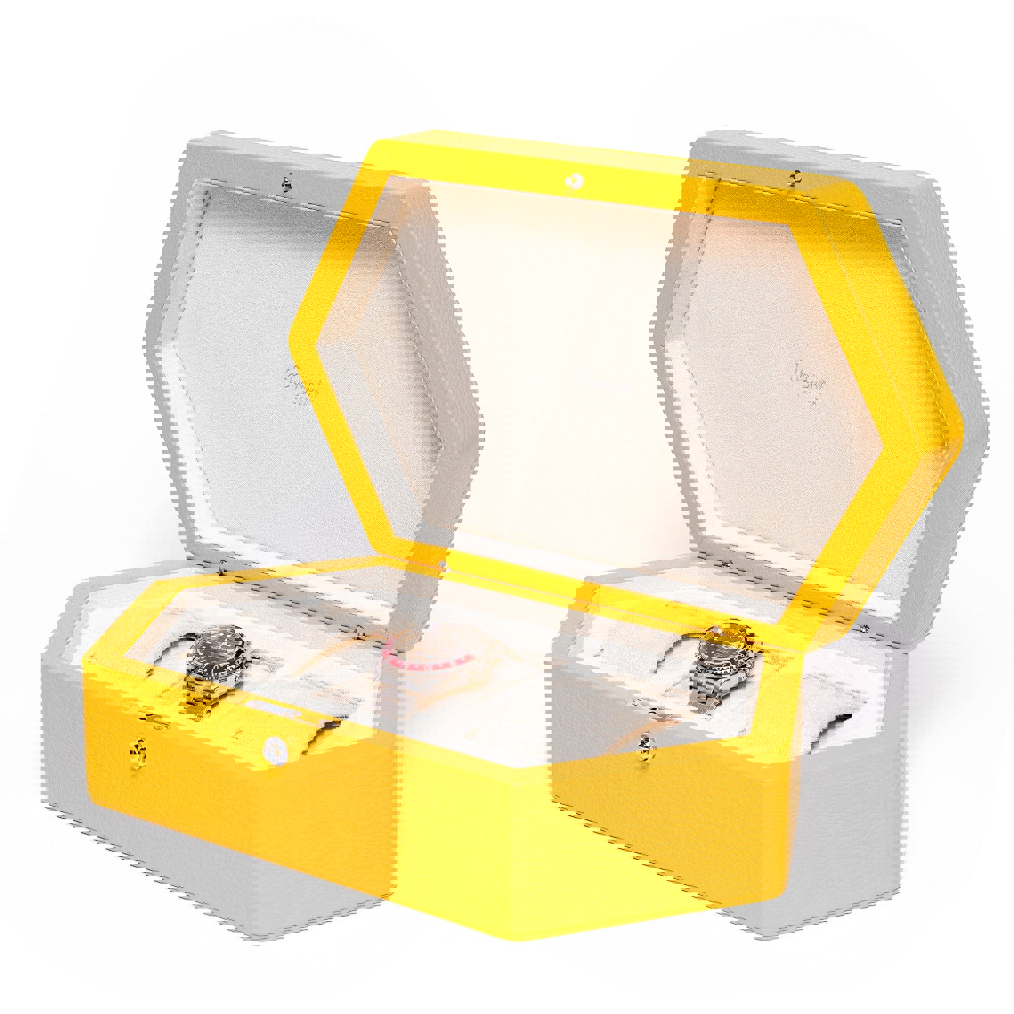 Portobello Watch Box - Yellow - Image 5