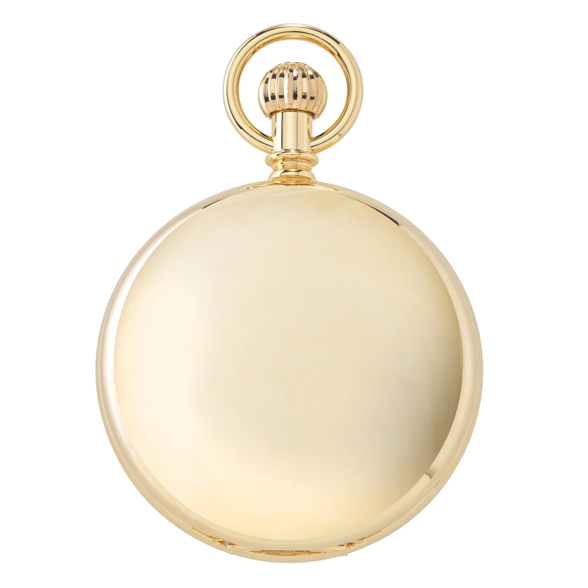 Mechanical Double Hunter Pocket Watch - Gold - Image 4