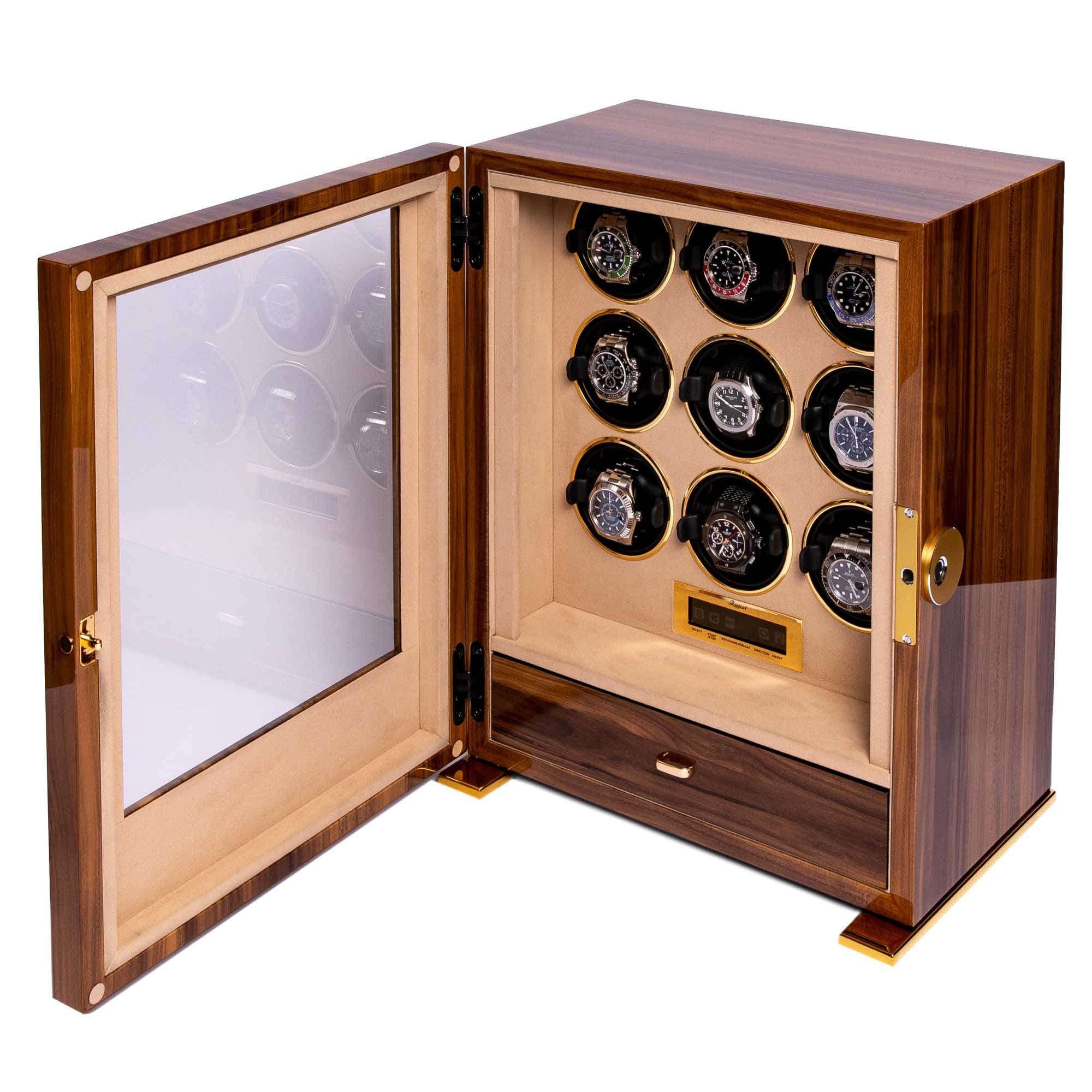 Paramount Nine Watch Winder - Walnut - Image 4